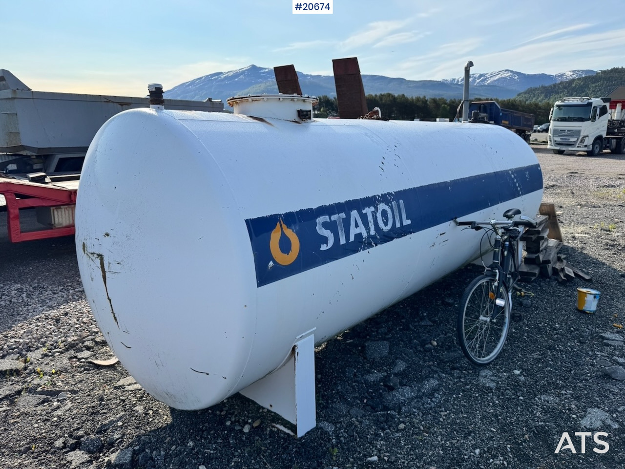 Dieseltank 9000 liter - Lagertank: das Bild 2 Dieseltank 9000 liter - Lagertank: das Bild 2