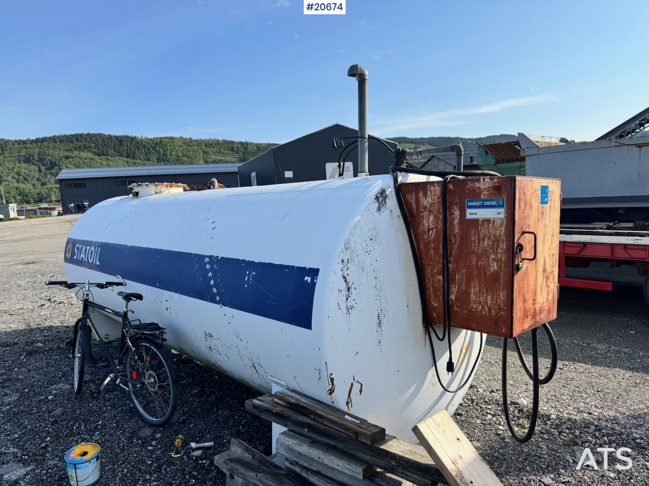 Dieseltank 9000 liter - Lagertank: das Bild 3 Dieseltank 9000 liter - Lagertank: das Bild 3