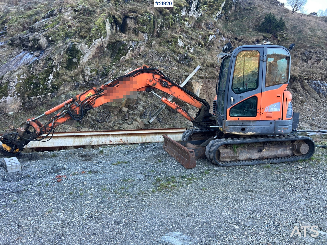 Doosan DX62R-3 gravemaskin m/ rototilt, pusseskuffe og graveskuffe - Kettenbagger: das Bild 1 Doosan DX62R-3 gravemaskin m/ rototilt, pusseskuffe og graveskuffe - Kettenbagger: das Bild 1