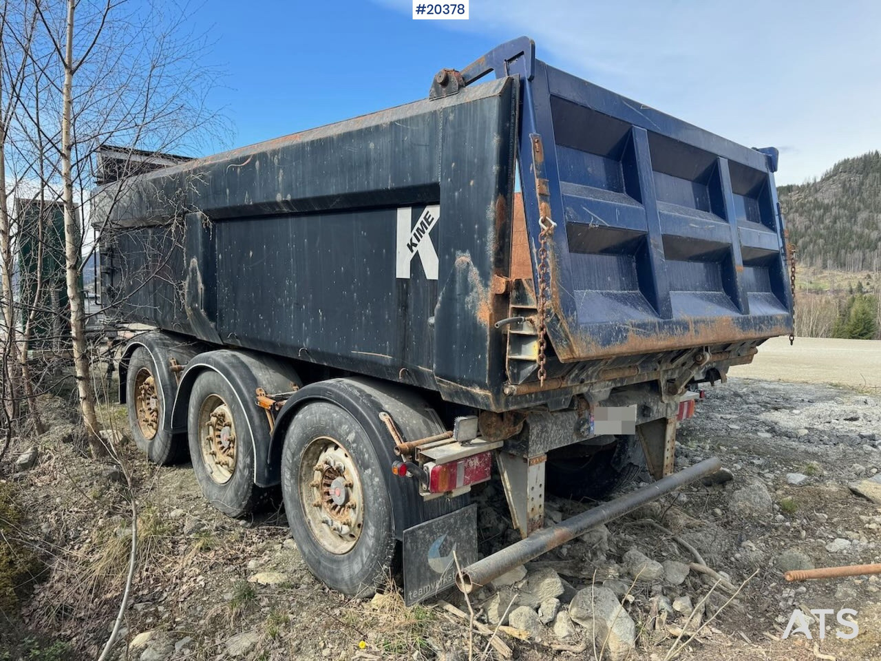 H.M Khmd 24 trippelkjerre - Kipper Anhänger: das Bild 4 H.M Khmd 24 trippelkjerre - Kipper Anhänger: das Bild 4