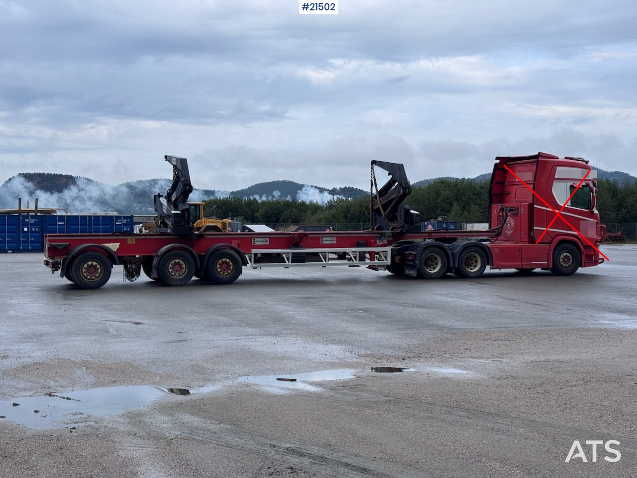 Hammar 195 S Sidelaster - Fahrgestell Auflieger: das Bild 1 Hammar 195 S Sidelaster - Fahrgestell Auflieger: das Bild 1