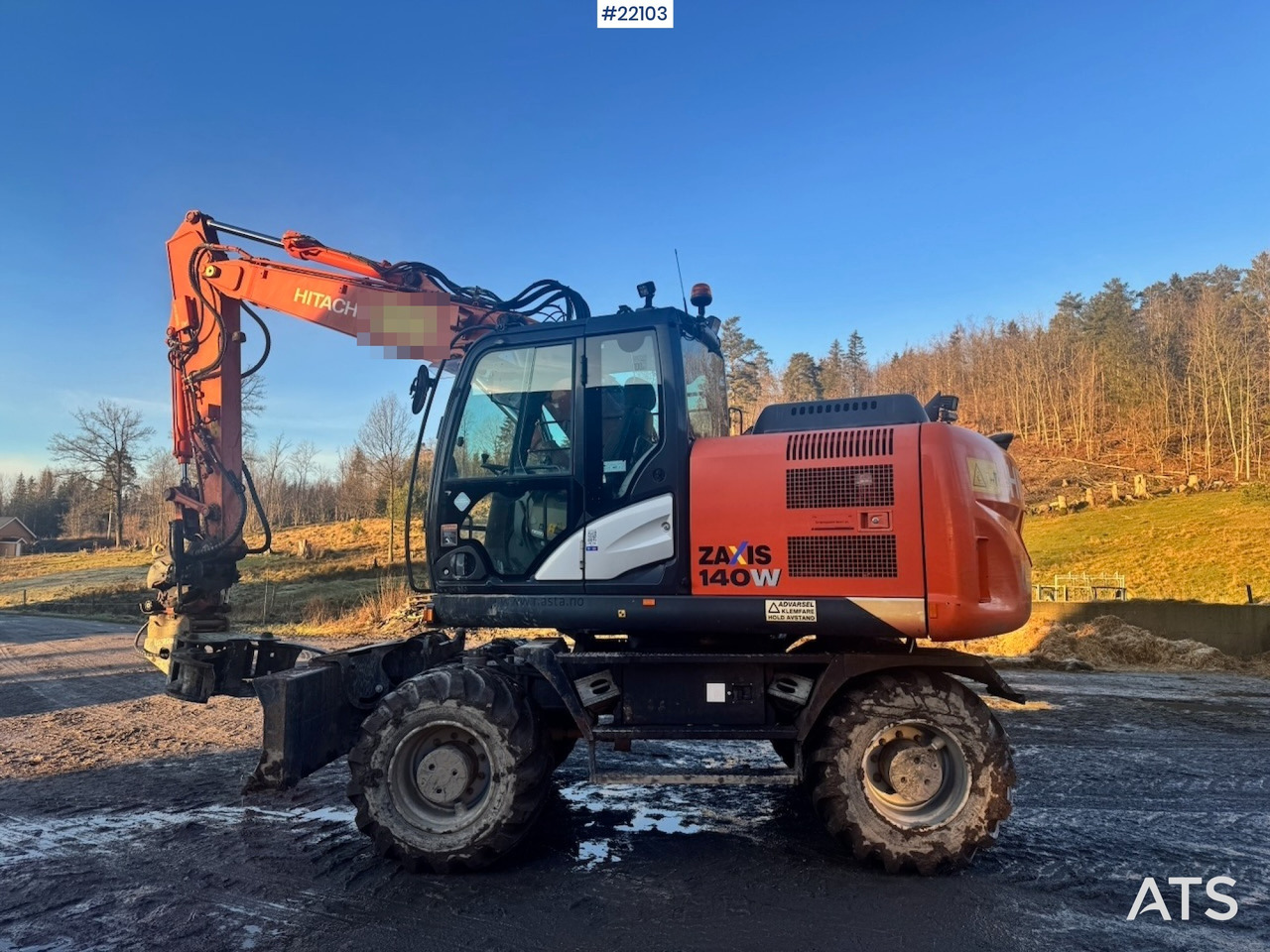 Hitachi 2015 Hitachi ZX140W-5B hjulgraver med rototilt, 3 skuffer og henger - Mobilbagger: das Bild 5 Hitachi 2015 Hitachi ZX140W-5B hjulgraver med rototilt, 3 skuffer og henger - Mobilbagger: das Bild 5