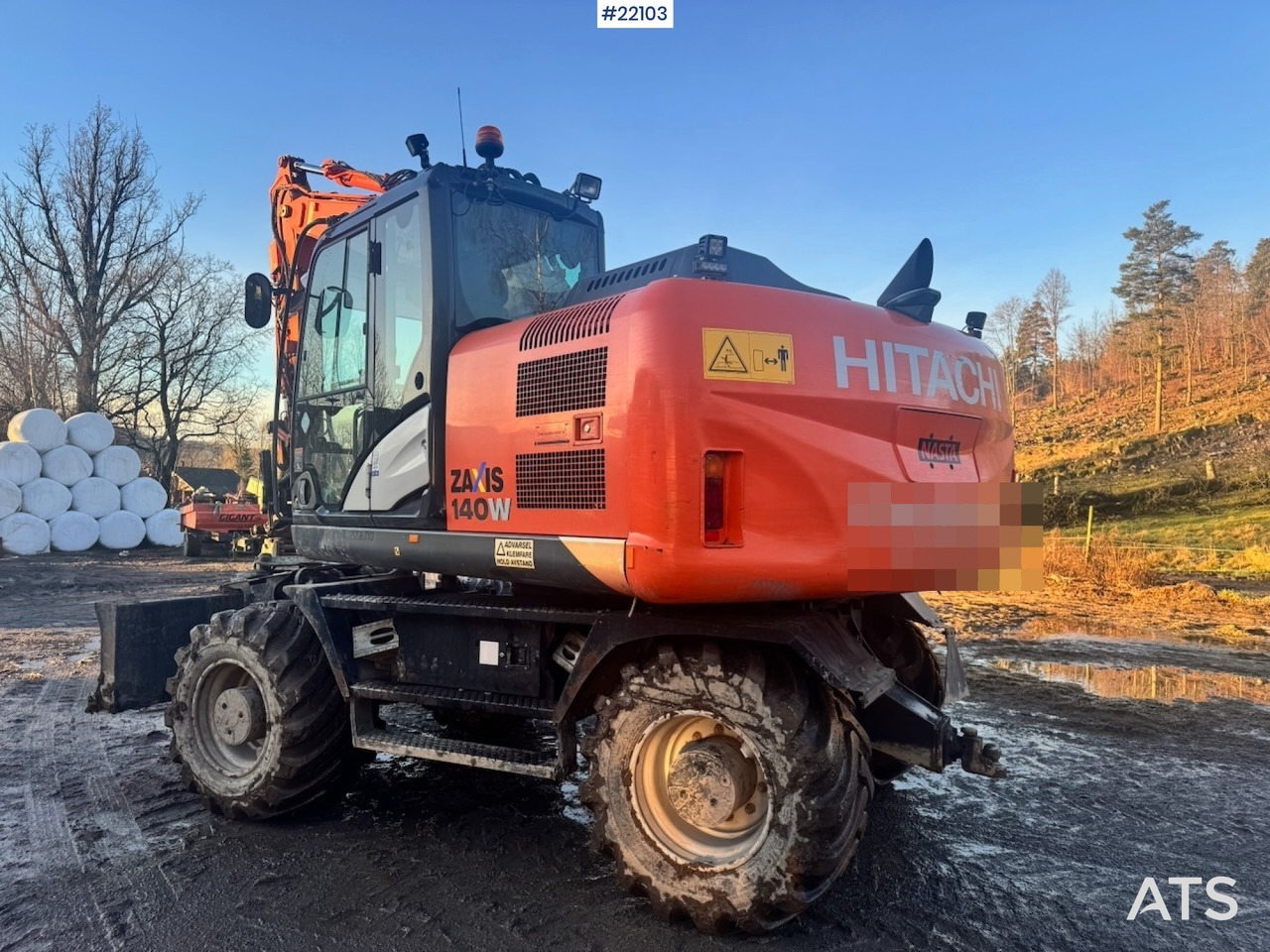 Hitachi 2015 Hitachi ZX140W-5B hjulgraver med rototilt, 3 skuffer og henger - Mobilbagger: das Bild 1 Hitachi 2015 Hitachi ZX140W-5B hjulgraver med rototilt, 3 skuffer og henger - Mobilbagger: das Bild 1