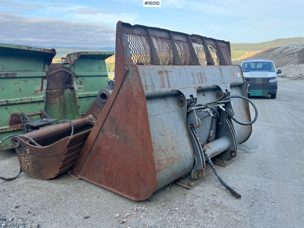 Hjullasterskuffe m/ liten BM feste - Baggerschaufel für Baumaschine: das Bild 4 Hjullasterskuffe m/ liten BM feste - Baggerschaufel für Baumaschine: das Bild 4