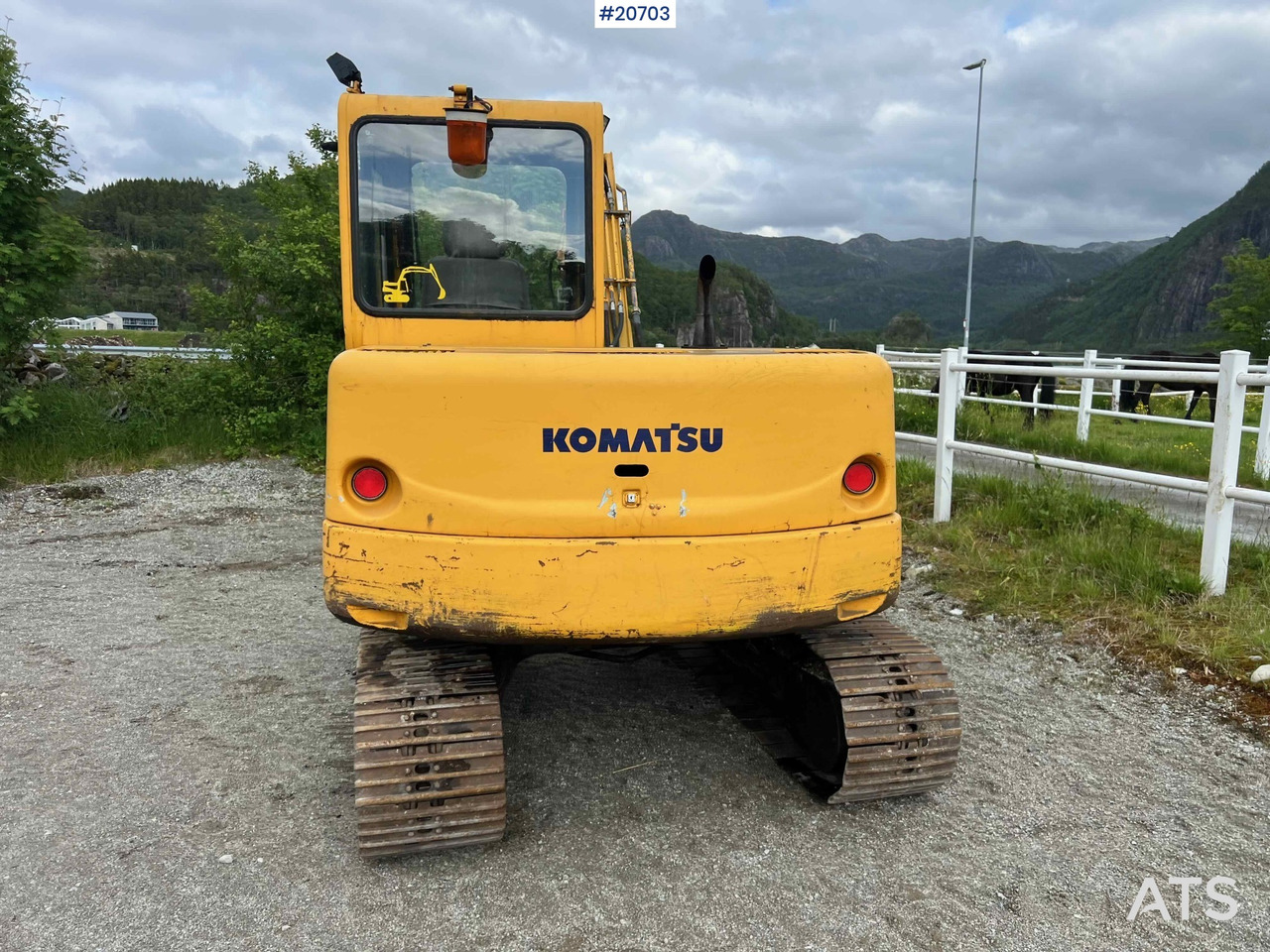 Bagger Komatsu PC75: das Bild 18