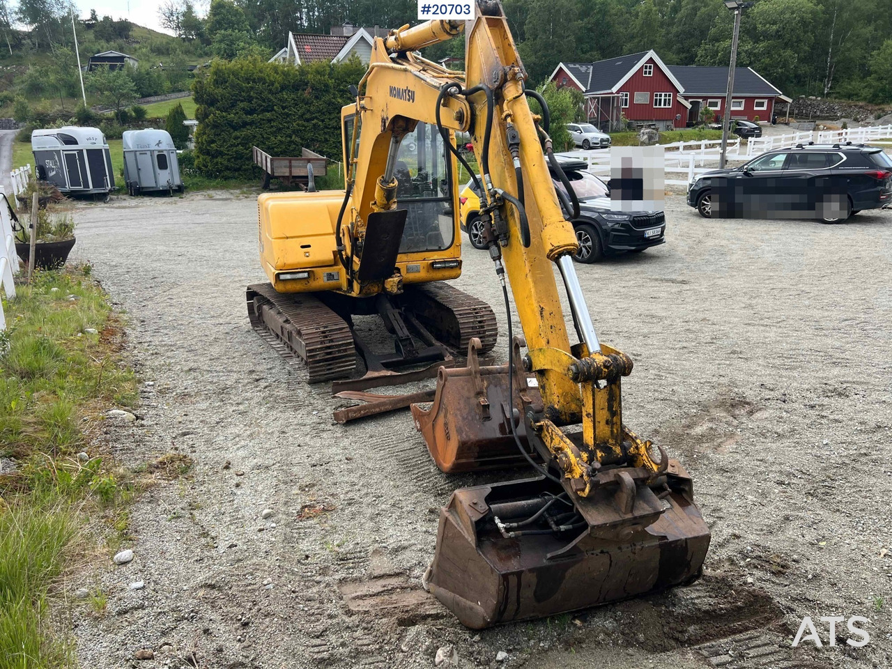 Bagger Komatsu PC75: das Bild 13