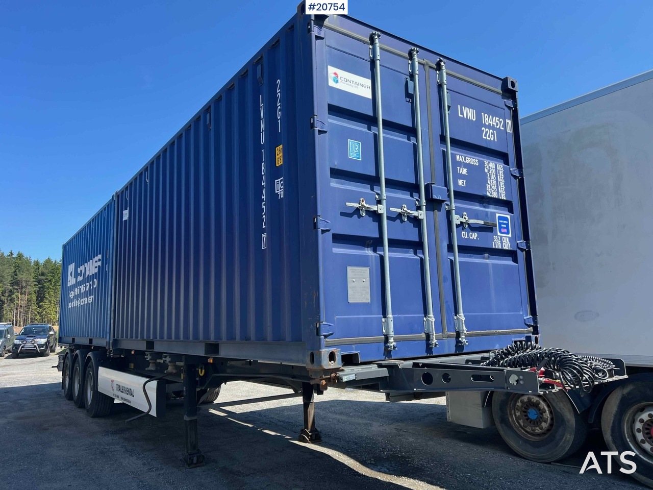 Krone containerhenger - Container/ Wechselfahrgestell Auflieger: das Bild 1 Krone containerhenger - Container/ Wechselfahrgestell Auflieger: das Bild 1