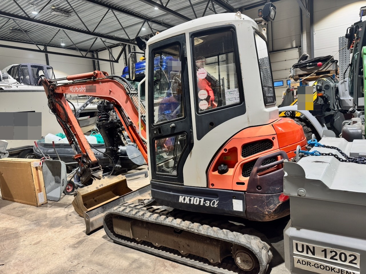Kubota KX101-3 Minigraver m/ Skuffe og Klype. - Minibagger: das Bild 5 Kubota KX101-3 Minigraver m/ Skuffe og Klype. - Minibagger: das Bild 5