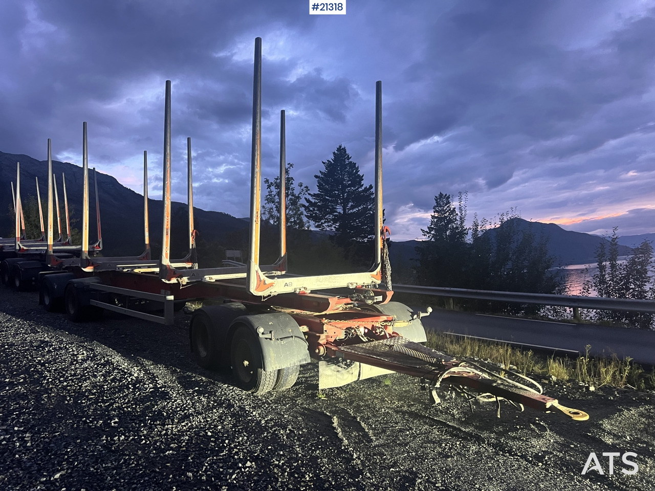 MVB10 MVB10-FLS4 4 akslet Tømmerhenger - Holzanhänger: das Bild 1 MVB10 MVB10-FLS4 4 akslet Tømmerhenger - Holzanhänger: das Bild 1