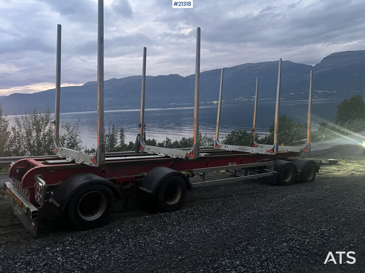 MVB10 MVB10-FLS4 4 akslet Tømmerhenger - Holzanhänger: das Bild 3 MVB10 MVB10-FLS4 4 akslet Tømmerhenger - Holzanhänger: das Bild 3