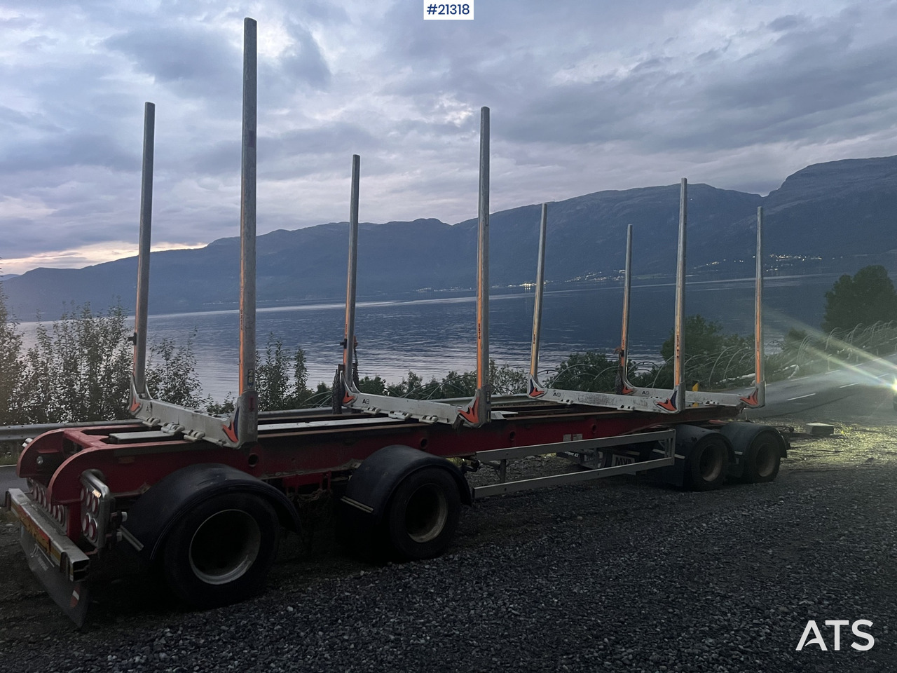 MVB10 MVB10-FLS4 4 akslet Tømmerhenger - Holzanhänger: das Bild 4 MVB10 MVB10-FLS4 4 akslet Tømmerhenger - Holzanhänger: das Bild 4