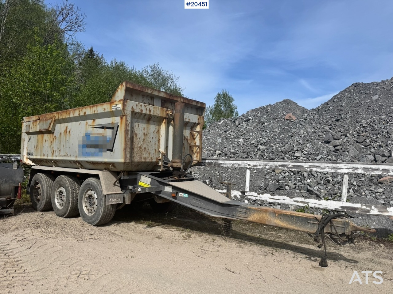 Maur Trippelkjerre - Kipper Anhänger: das Bild 1 Maur Trippelkjerre - Kipper Anhänger: das Bild 1