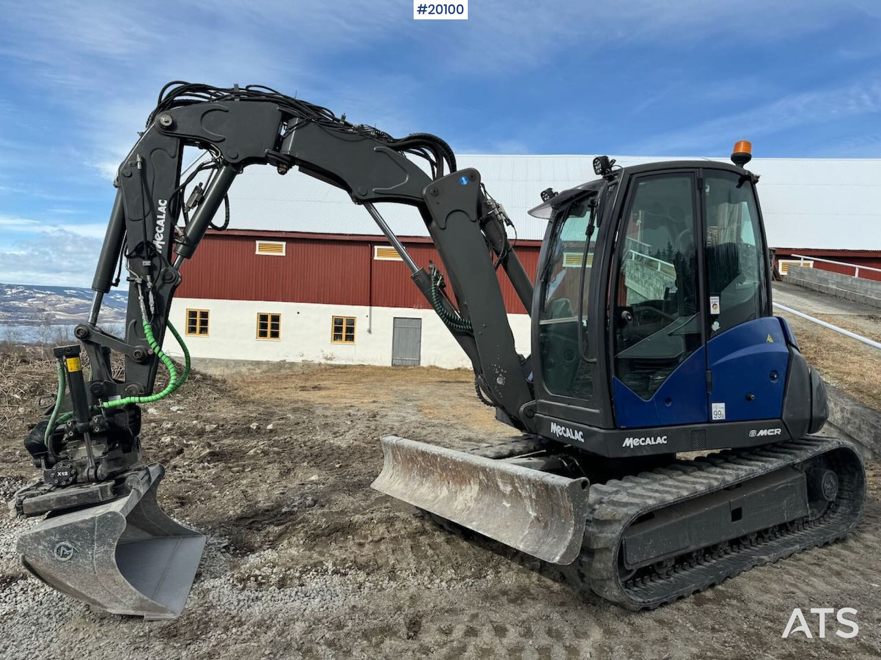 Mecalac 8 MCR-T4 - Minibagger: das Bild 1 Mecalac 8 MCR-T4 - Minibagger: das Bild 1
