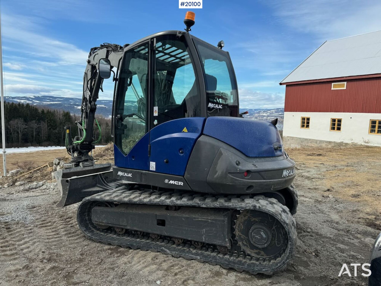 Mecalac 8 MCR-T4 - Minibagger: das Bild 3 Mecalac 8 MCR-T4 - Minibagger: das Bild 3