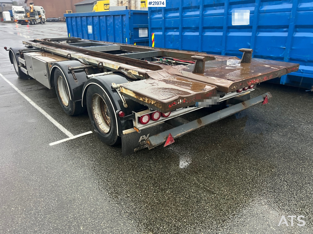 NOR SLEP sl-28kt 3 akslet krokslep m/ tipp - Abrollanhänger/ Absetzanhänger: das Bild 4 NOR SLEP sl-28kt 3 akslet krokslep m/ tipp - Abrollanhänger/ Absetzanhänger: das Bild 4