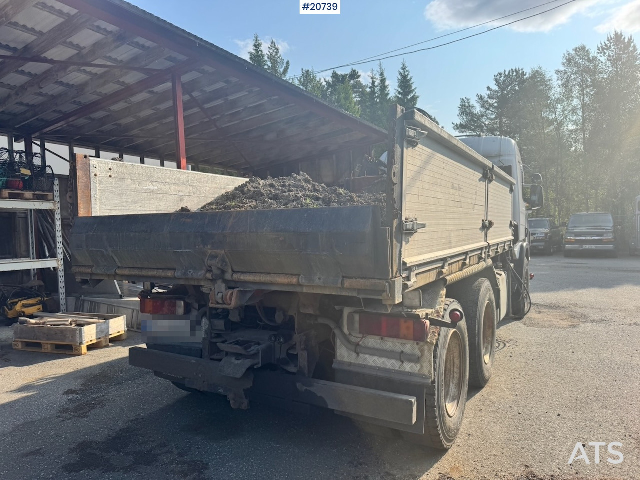 Scania P124 - Pritsche LKW, Autokran: das Bild 4 Scania P124 - Pritsche LKW, Autokran: das Bild 4
