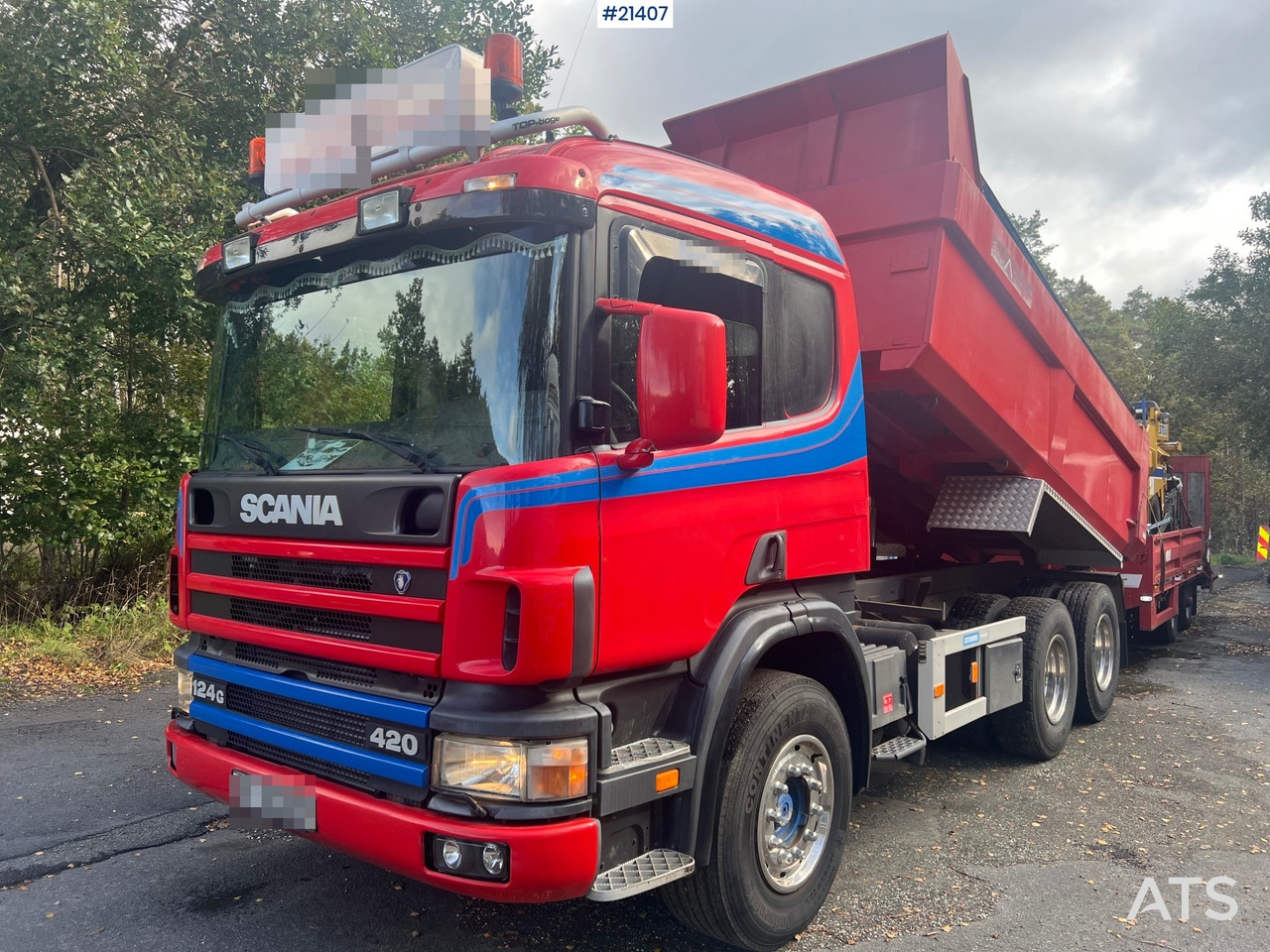 Scania P124G - Kipper: das Bild 1 Scania P124G - Kipper: das Bild 1