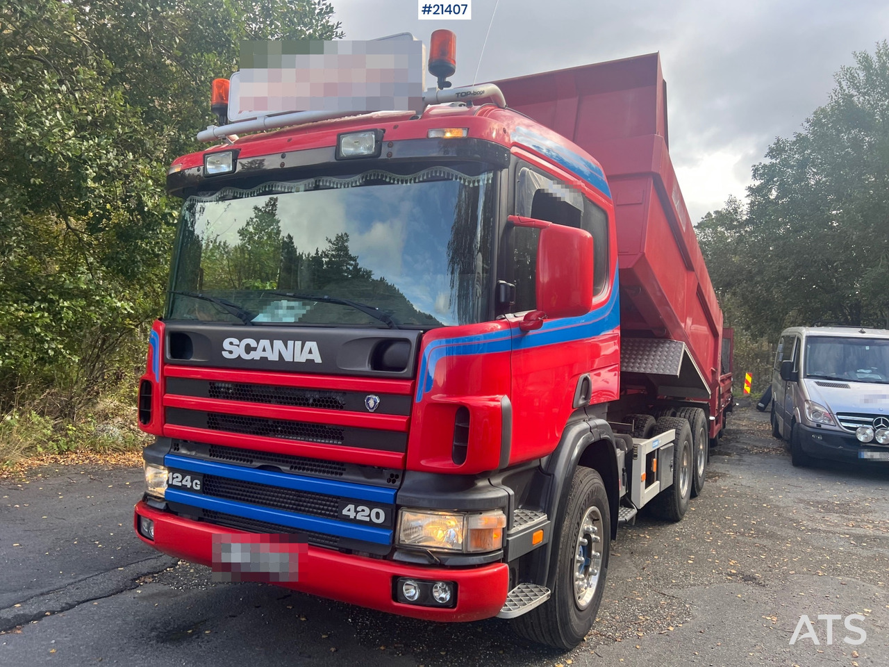Scania P124G - Kipper: das Bild 2 Scania P124G - Kipper: das Bild 2