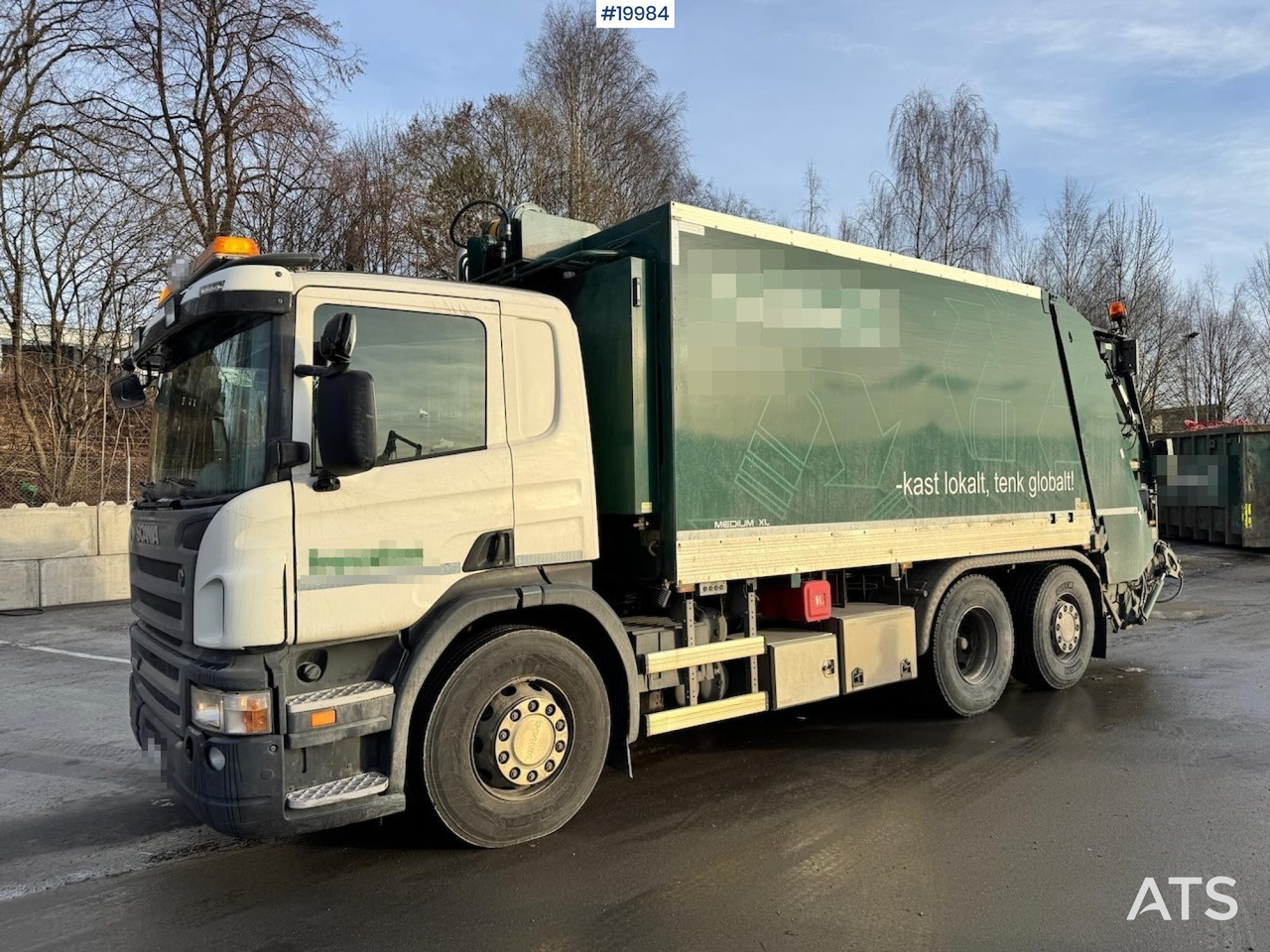 Scania P400 - Müllwagen: das Bild 1 Scania P400 - Müllwagen: das Bild 1