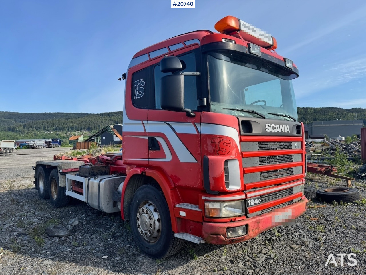 Scania R124 - Abrollkipper: das Bild 1 Scania R124 - Abrollkipper: das Bild 1