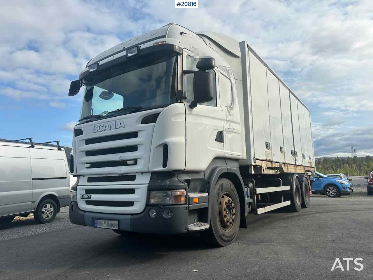 Scania R480 3 akslet conatinerbil m/ lift - Koffer LKW: das Bild 1 Scania R480 3 akslet conatinerbil m/ lift - Koffer LKW: das Bild 1