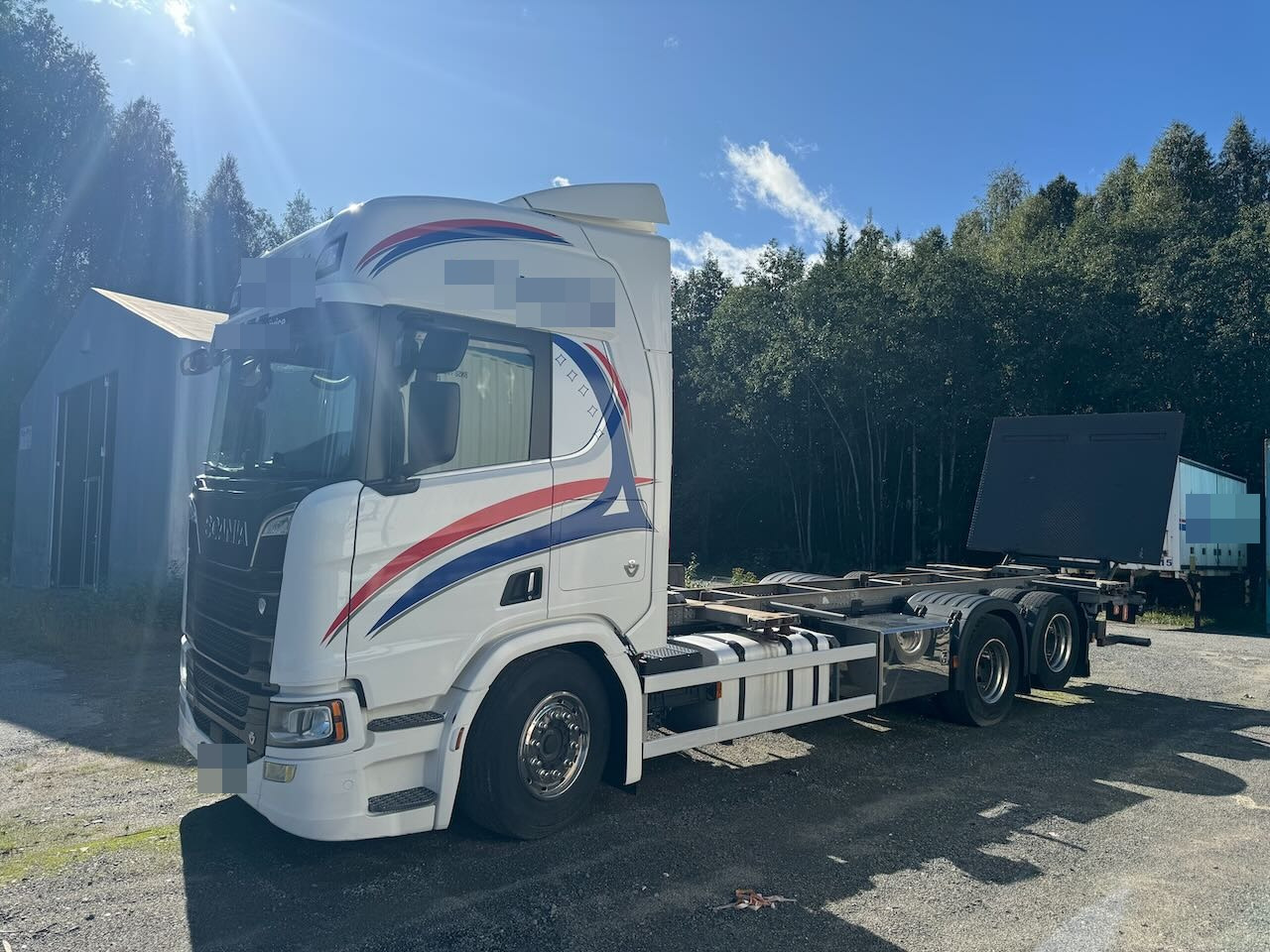 Scania R580 - Containerwagen/ Wechselfahrgestell LKW: das Bild 2 Scania R580 - Containerwagen/ Wechselfahrgestell LKW: das Bild 2