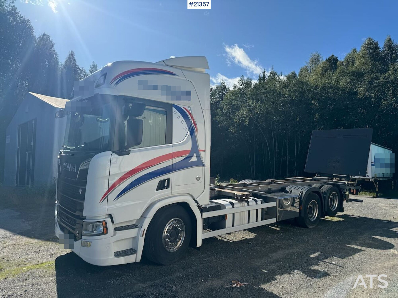 Scania R580 - Containerwagen/ Wechselfahrgestell LKW: das Bild 3 Scania R580 - Containerwagen/ Wechselfahrgestell LKW: das Bild 3