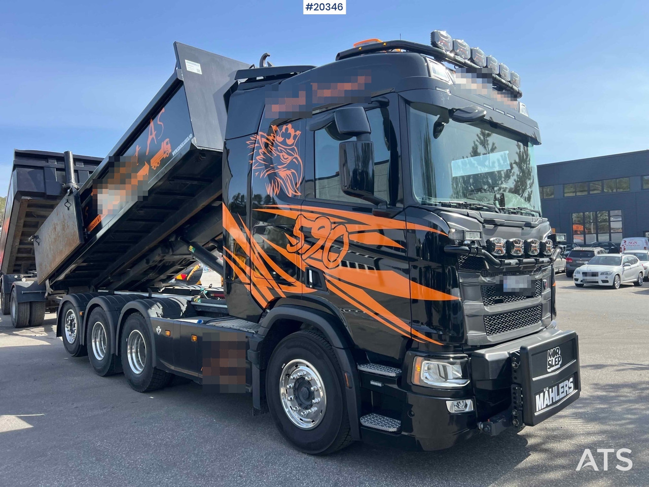 Scania R590 - Abrollkipper: das Bild 1 Scania R590 - Abrollkipper: das Bild 1