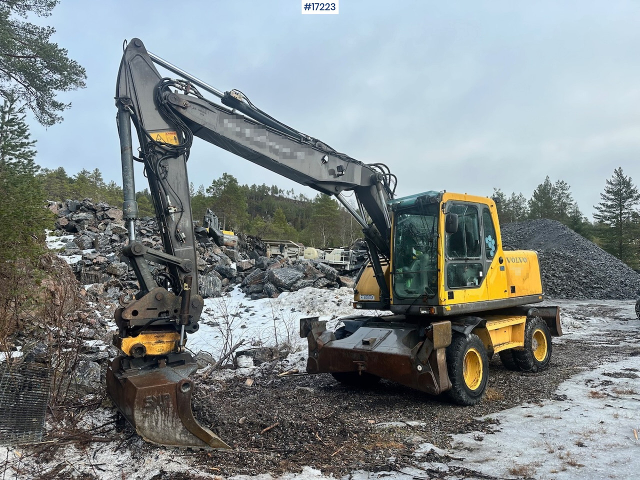 Volvo EW160B - Bagger: das Bild 1 Volvo EW160B - Bagger: das Bild 1