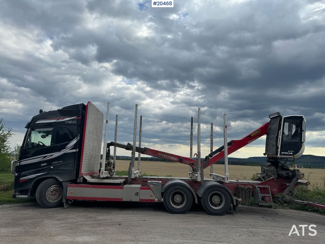 Volvo FH750 - Holztransporter: das Bild 2 Volvo FH750 - Holztransporter: das Bild 2