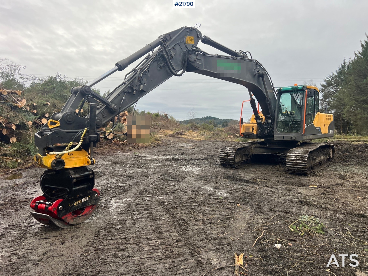 Volvo ec210cl gravemaskin m/ rototilt, pusseskuffe og tannskuffe - Bagger: das Bild 2 Volvo ec210cl gravemaskin m/ rototilt, pusseskuffe og tannskuffe - Bagger: das Bild 2