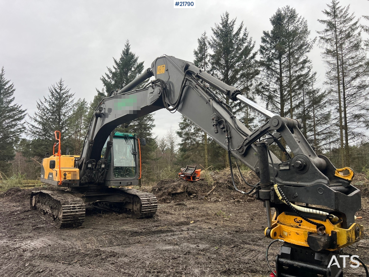 Volvo ec210cl gravemaskin m/ rototilt, pusseskuffe og tannskuffe - Bagger: das Bild 5 Volvo ec210cl gravemaskin m/ rototilt, pusseskuffe og tannskuffe - Bagger: das Bild 5