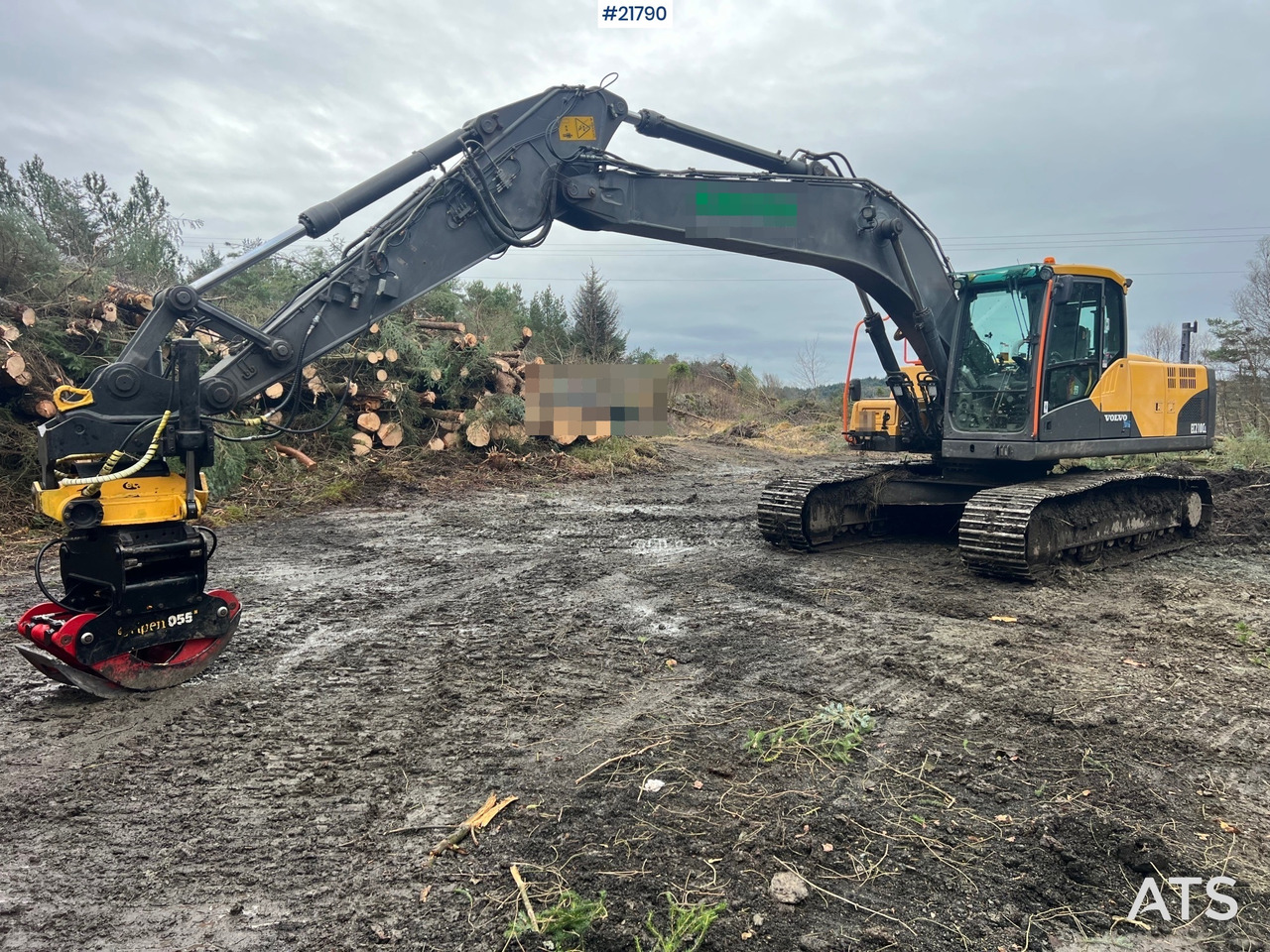 Volvo ec210cl gravemaskin m/ rototilt, pusseskuffe og tannskuffe - Bagger: das Bild 1 Volvo ec210cl gravemaskin m/ rototilt, pusseskuffe og tannskuffe - Bagger: das Bild 1