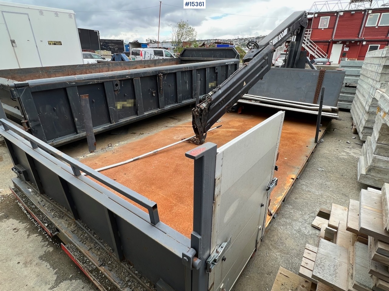 Krokløftkasse m/ HIAB kran - Abrollcontainer: das Bild 3 Krokløftkasse m/ HIAB kran - Abrollcontainer: das Bild 3