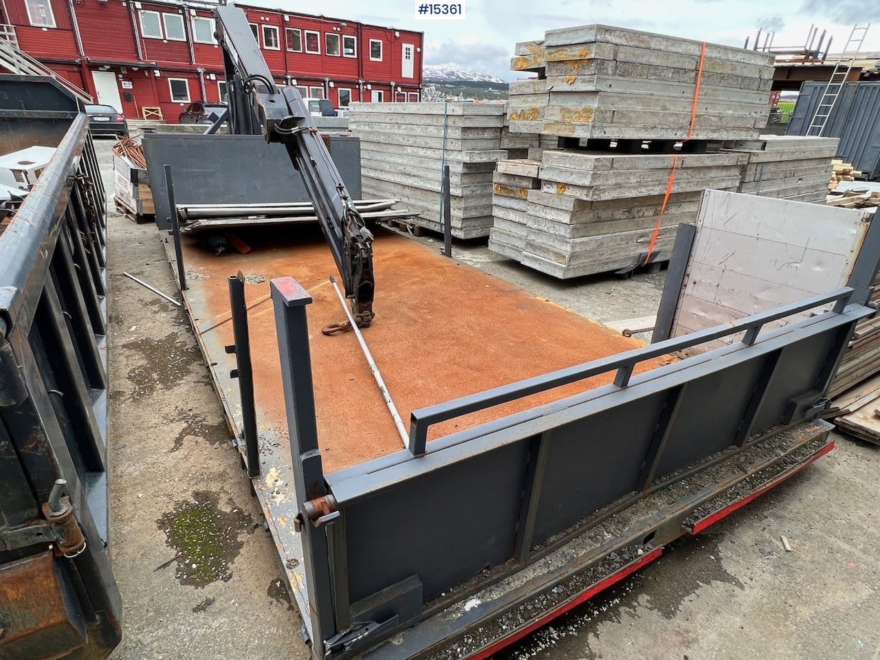 Krokløftkasse m/ HIAB kran - Abrollcontainer: das Bild 2 Krokløftkasse m/ HIAB kran - Abrollcontainer: das Bild 2