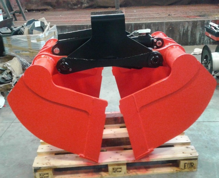 Clamshell bucket for digging BV-M 400 - Zweischalengreifer für Ladekran: das Bild 2 Clamshell bucket for digging BV-M 400 - Zweischalengreifer für Ladekran: das Bild 2