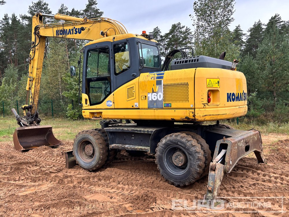 2011 Komatsu PW160-7E0 - Mobilbagger: das Bild 3 2011 Komatsu PW160-7E0 - Mobilbagger: das Bild 3