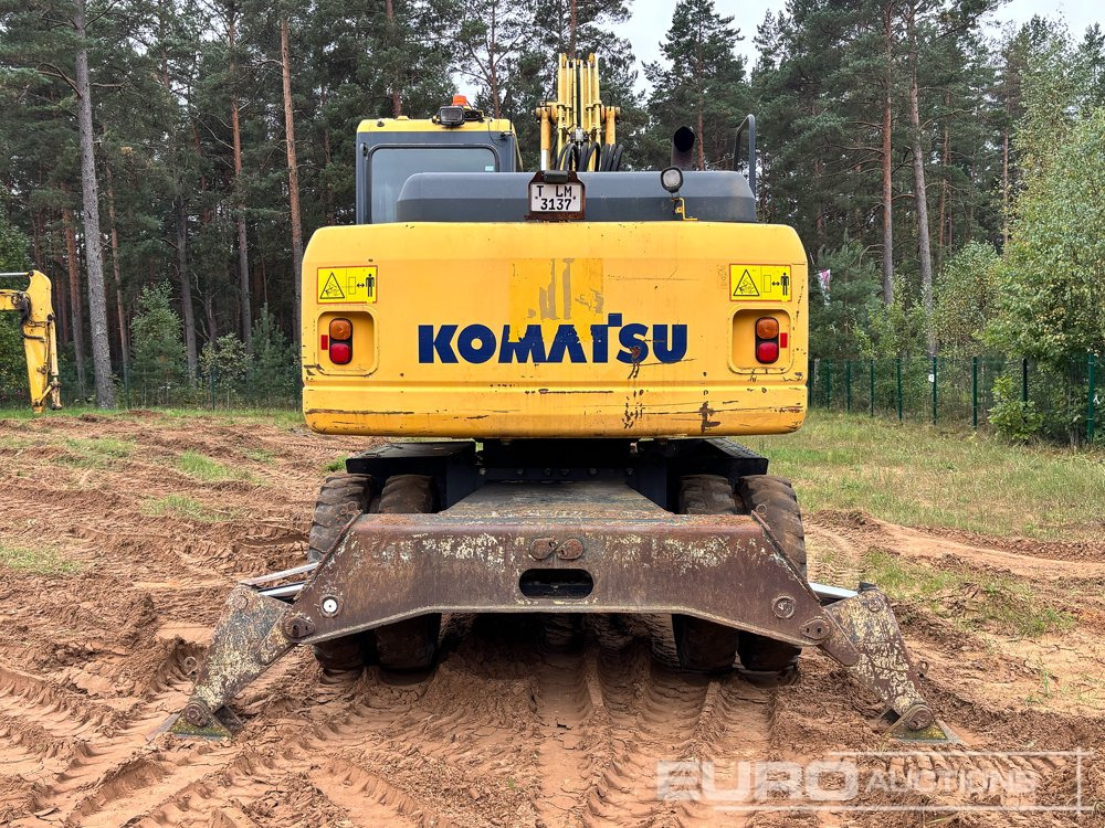 2011 Komatsu PW160-7E0 - Mobilbagger: das Bild 4 2011 Komatsu PW160-7E0 - Mobilbagger: das Bild 4