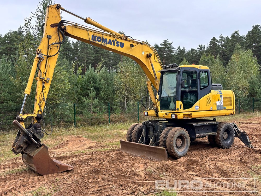 2011 Komatsu PW160-7E0 - Mobilbagger: das Bild 1 2011 Komatsu PW160-7E0 - Mobilbagger: das Bild 1