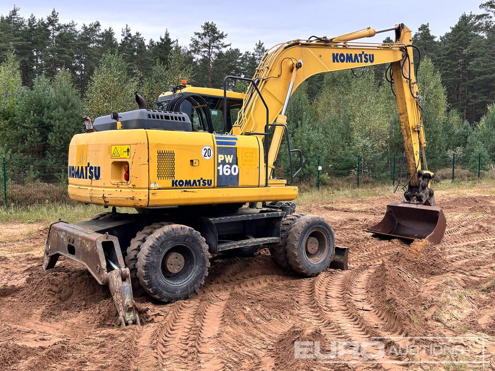 2011 Komatsu PW160-7E0 - Mobilbagger: das Bild 5 2011 Komatsu PW160-7E0 - Mobilbagger: das Bild 5