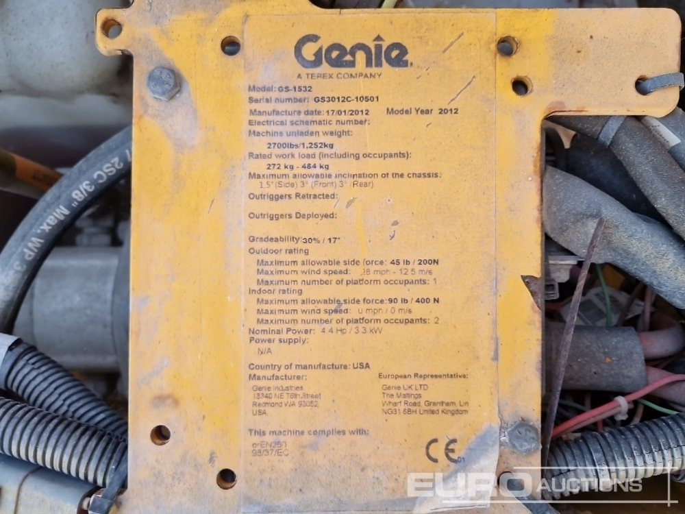 Arbeitsbühne 2012 Genie GS1532: das Bild 22