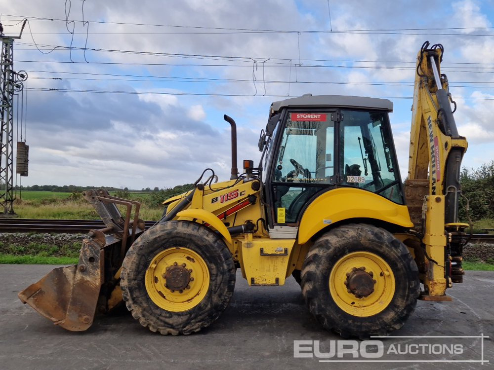2012 New Holland B115C - Baggerlader: das Bild 2 2012 New Holland B115C - Baggerlader: das Bild 2
