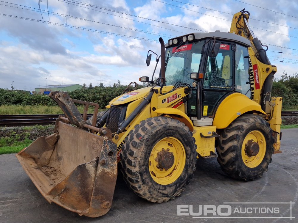 2012 New Holland B115C - Baggerlader: das Bild 1 2012 New Holland B115C - Baggerlader: das Bild 1