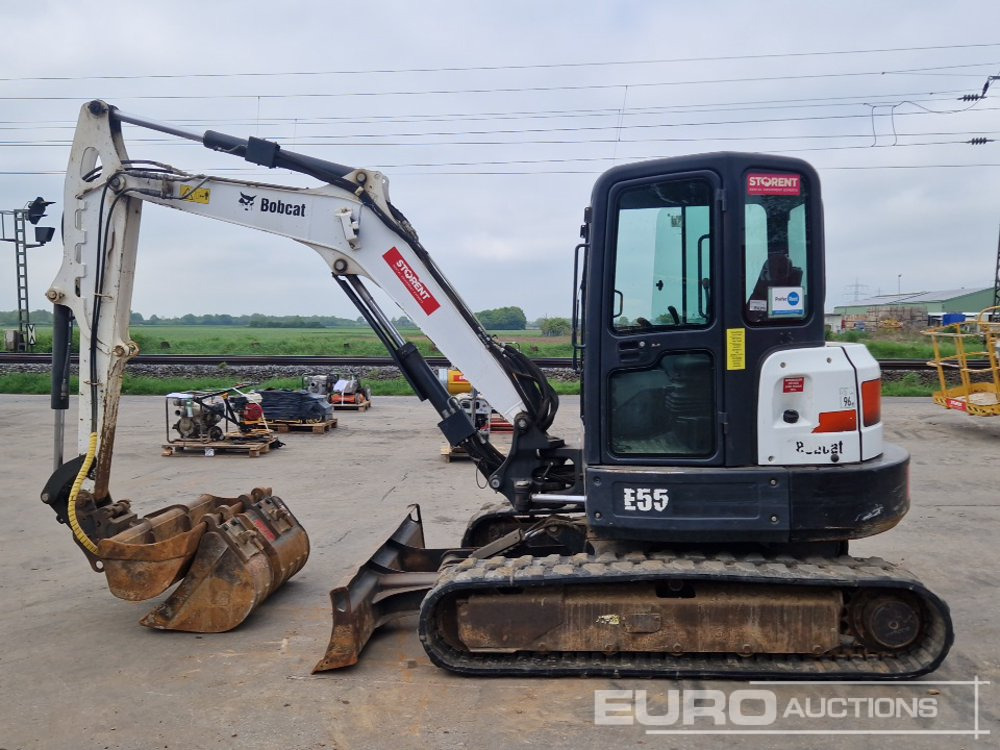 2015 Bobcat E55 - Minibagger: das Bild 2 2015 Bobcat E55 - Minibagger: das Bild 2