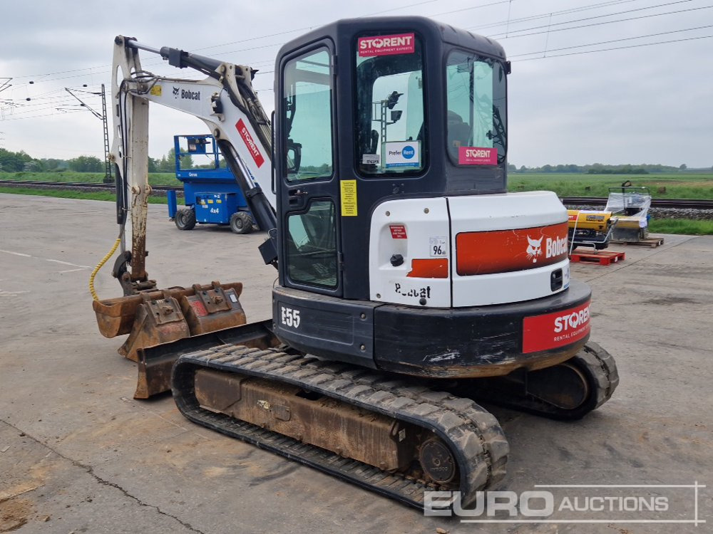 2015 Bobcat E55 - Minibagger: das Bild 3 2015 Bobcat E55 - Minibagger: das Bild 3