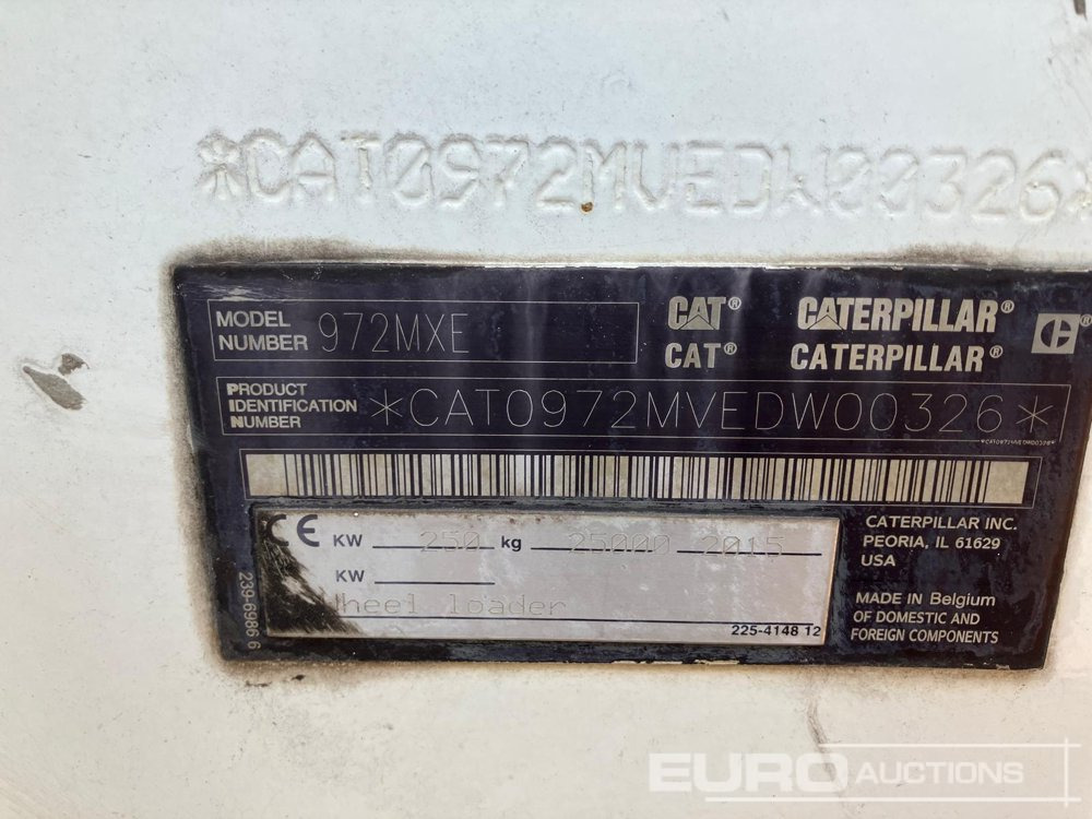 2015 CAT 972M XE - Radlader: das Bild 5 2015 CAT 972M XE - Radlader: das Bild 5