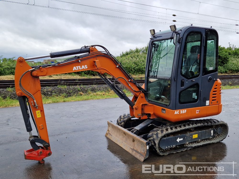 2022 Atlas AC25F Rubber Tracks, Blade, Offset, Pioed, Aux Piping, QH - Minibagger: das Bild 1 2022 Atlas AC25F Rubber Tracks, Blade, Offset, Pioed, Aux Piping, QH - Minibagger: das Bild 1