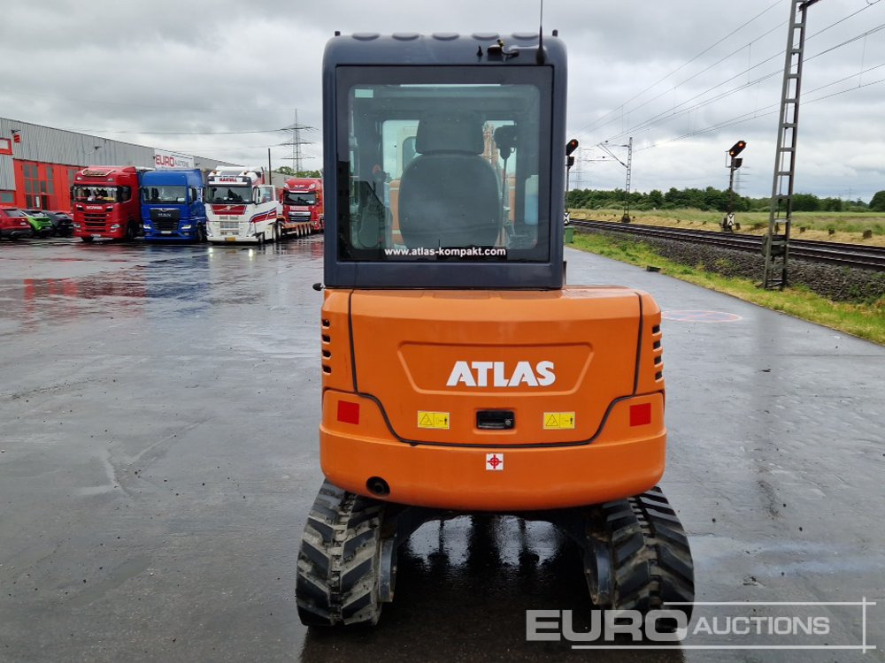 2022 Atlas AC25F Rubber Tracks, Blade, Offset, Pioed, Aux Piping, QH - Minibagger: das Bild 4 2022 Atlas AC25F Rubber Tracks, Blade, Offset, Pioed, Aux Piping, QH - Minibagger: das Bild 4