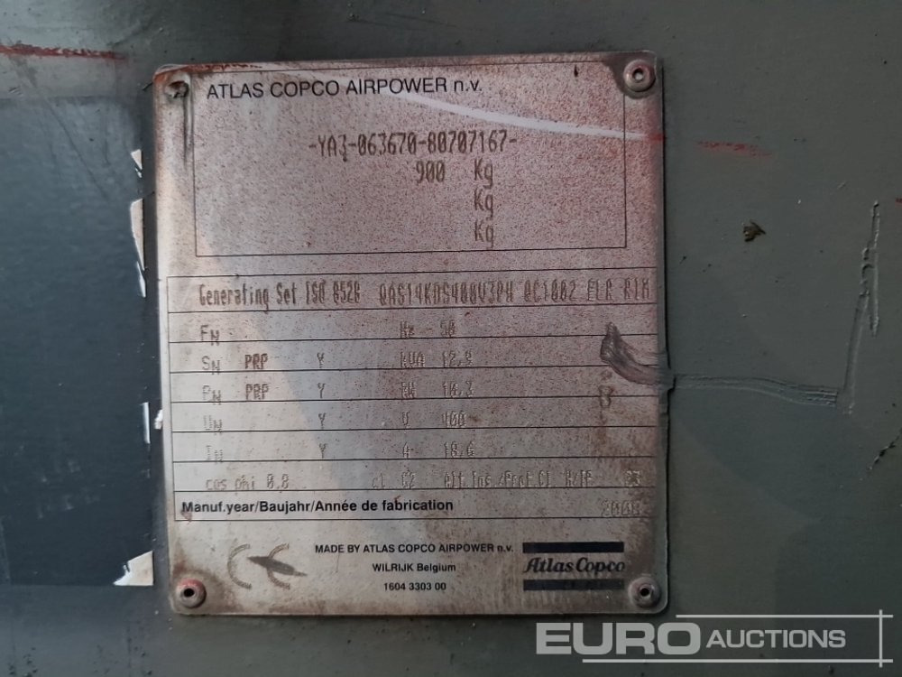 Atlas Copco QAS20 - Stromgenerator: das Bild 2 Atlas Copco QAS20 - Stromgenerator: das Bild 2