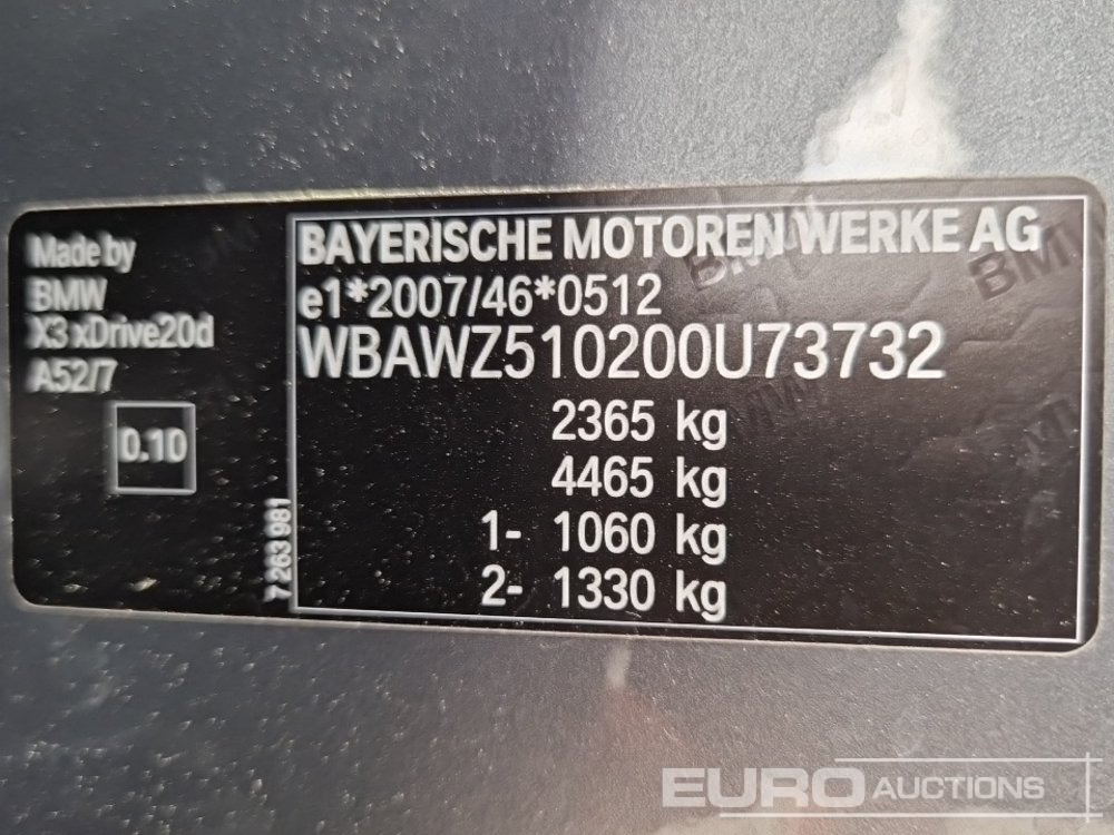 SUV/ Geländewagen BMW X3 XDRIVE 20D: das Bild 33